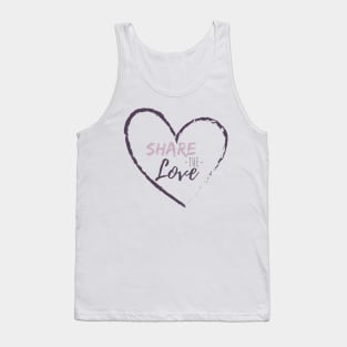 SHARE THE LOVE VALENTINE Tank Top